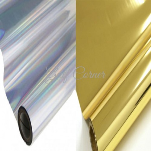 فينيل حراري مرايا ( ذهبي - فضي ) فينيل حراري مرايا ( ذهبي - فضي )