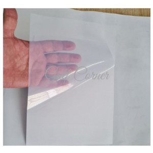 ورق استيكر شفاف لاصق ليزر 